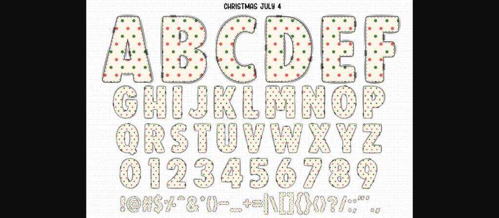 Christmas Font Poster 9