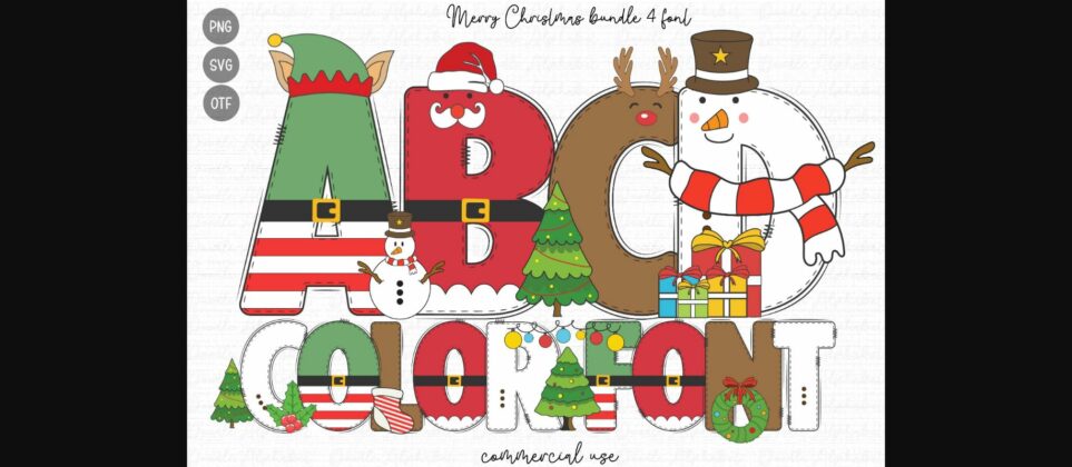 Christmas Font Poster 3