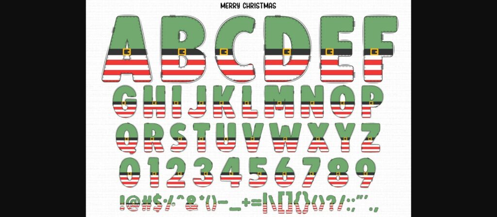 Christmas Font Poster 8