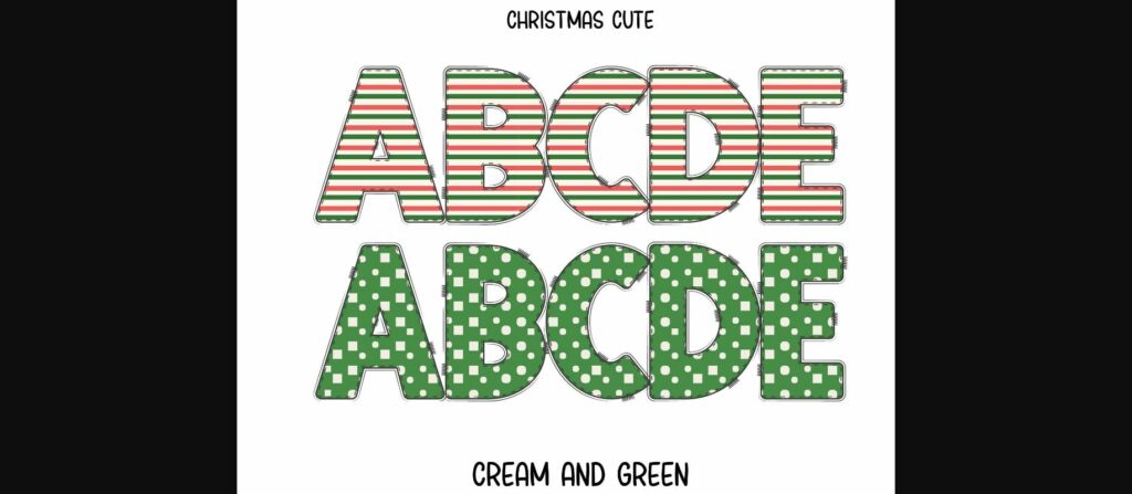 Christmas Font Poster 6