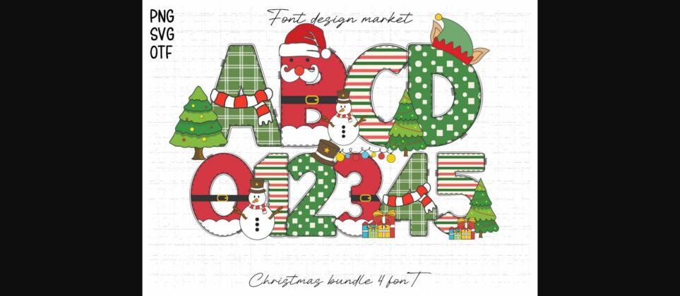 Christmas Font Poster 3