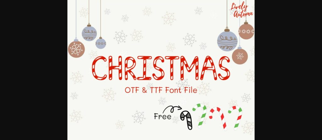 Christmas Font Poster 3