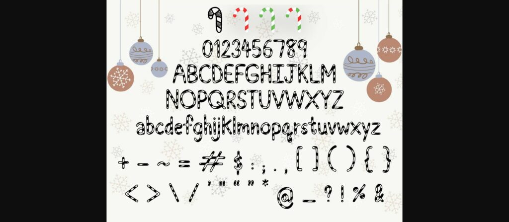 Christmas Font Poster 2