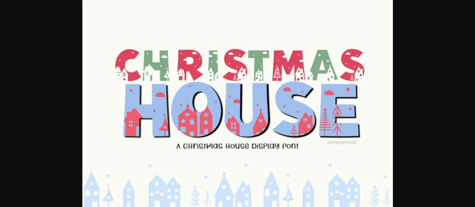 Christmas House Font Poster 1