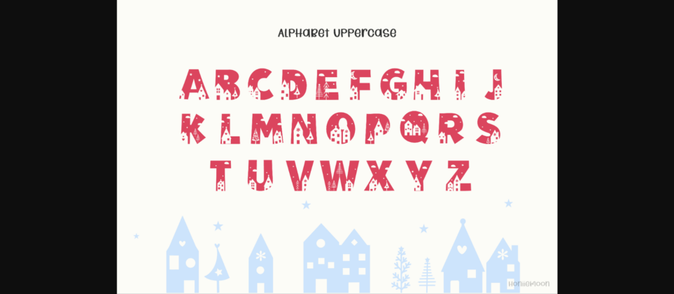 Christmas House Font Poster 4