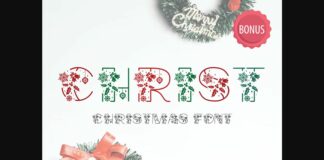 Christmas Joy Font Poster 1