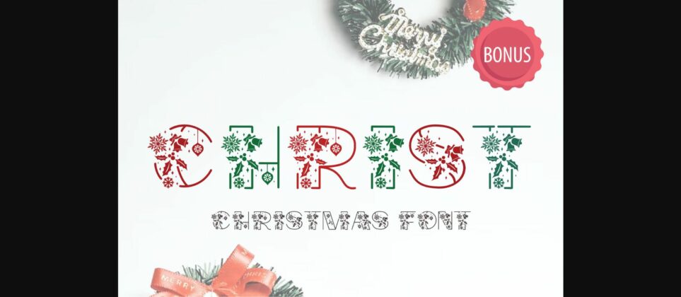 Christmas Joy Font Poster 1