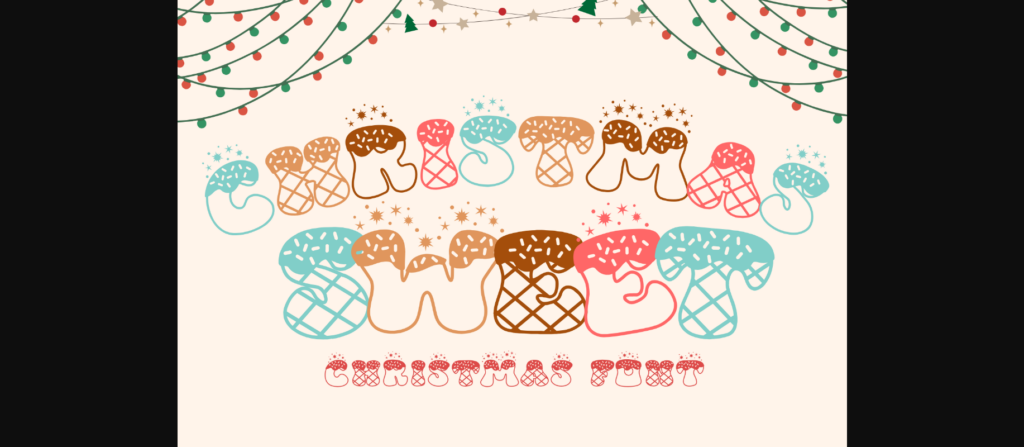 Christmas Sweet Font Poster 3