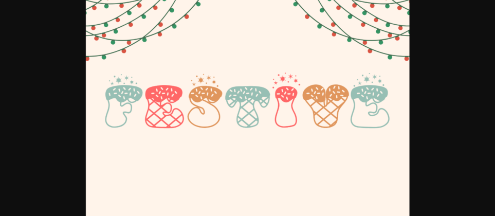 Christmas Sweet Font Poster 5