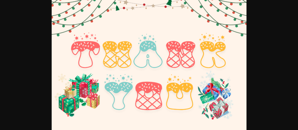 Christmas Sweet Font Poster 9