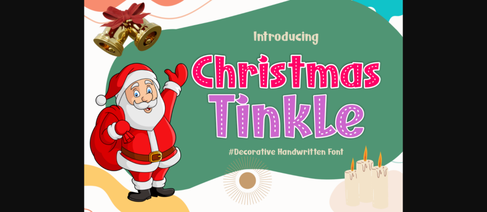 Christmas Tinkle Font Poster 3