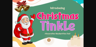 Christmas Tinkle Font Poster 1