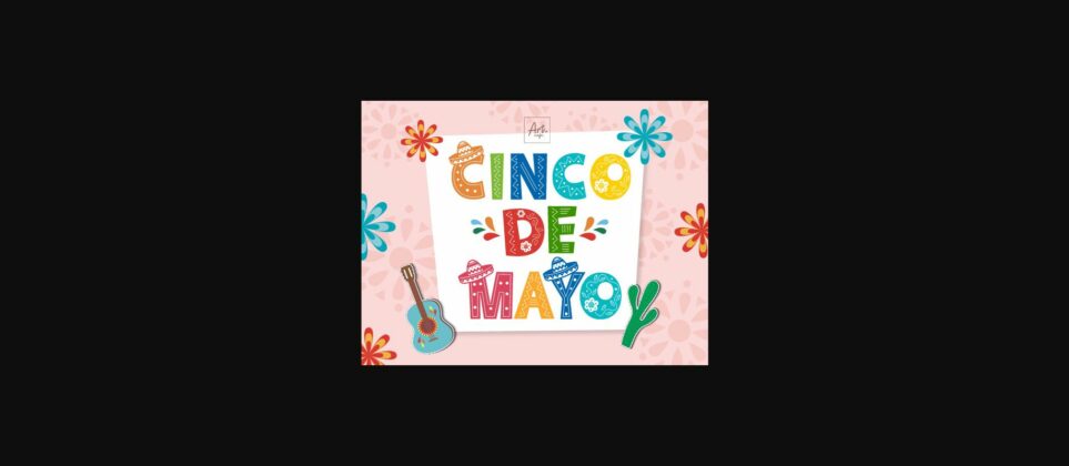 Cinco De Mayo Font Poster 3