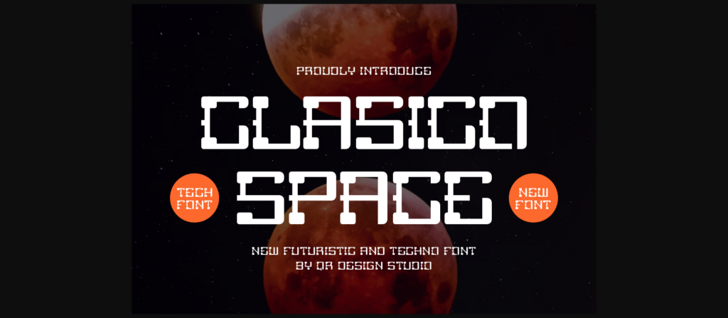 Clasico Space Font Poster 3