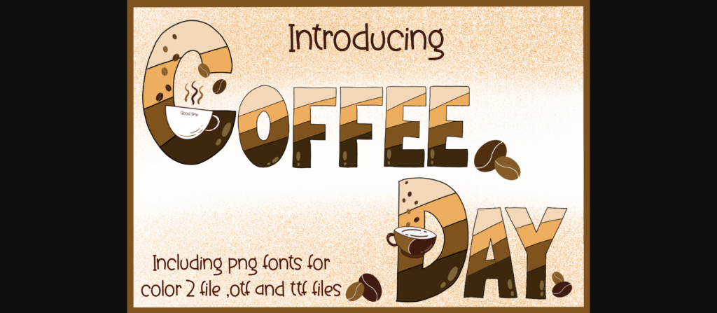 Coffee Day Font Poster 3