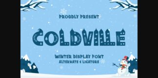 Coldville Font Poster 1