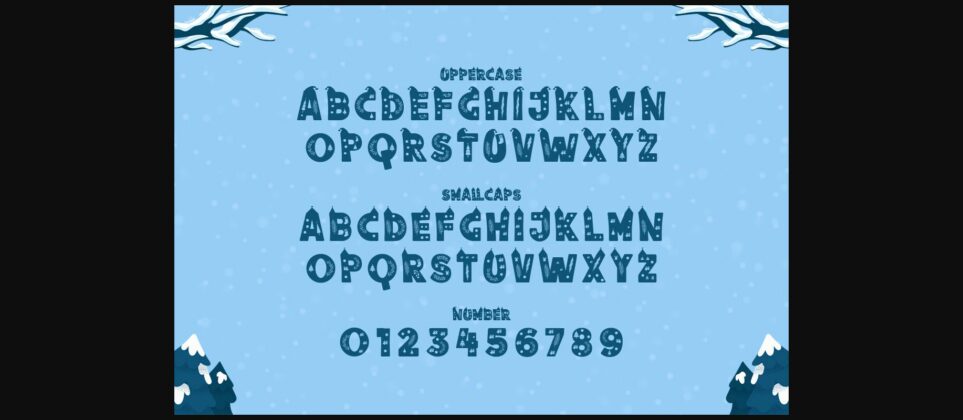 Coldville Font Poster 2