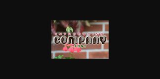 Company Font Poster 1