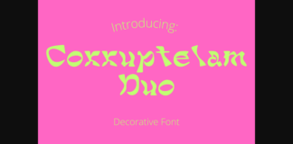 Corruptelam Duo Font Poster 1