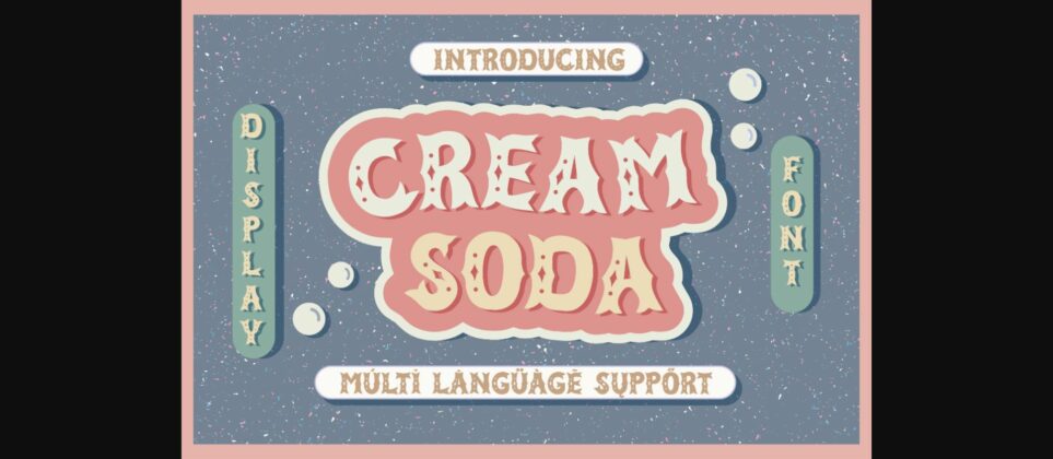 Cream Soda Font Poster 3