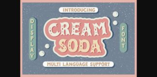 Cream Soda Font Poster 1