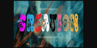 Creation Font Poster 1