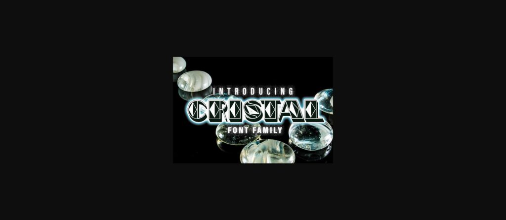 Cristal Font Poster 3