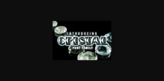 Cristal Font Poster 1