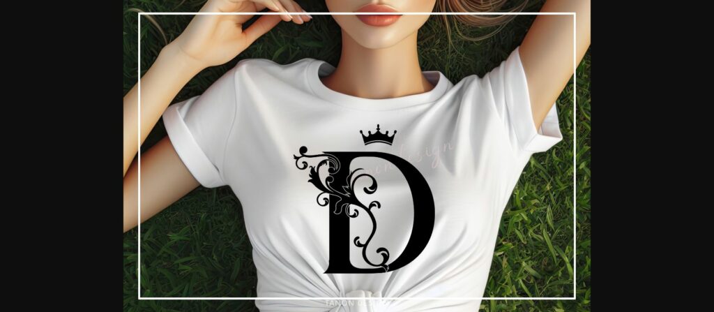 Crown Monogram Font Poster 6