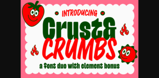 Crust and Crumbs Font Poster 1