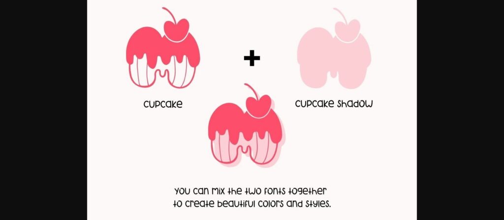 Cupcake Font Poster 4