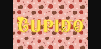 Cupido Font Poster 1