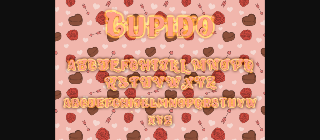 Cupido Font Poster 4