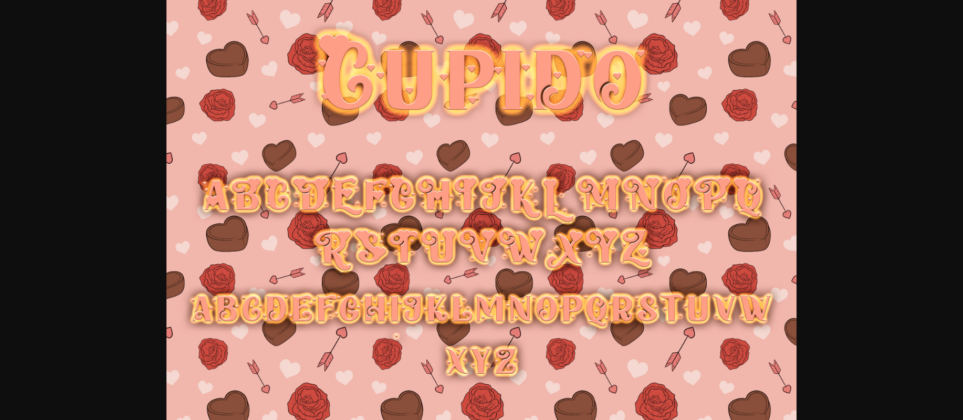 Cupido Font Poster 4