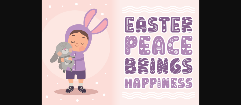 Cutes Easter Font Poster 6