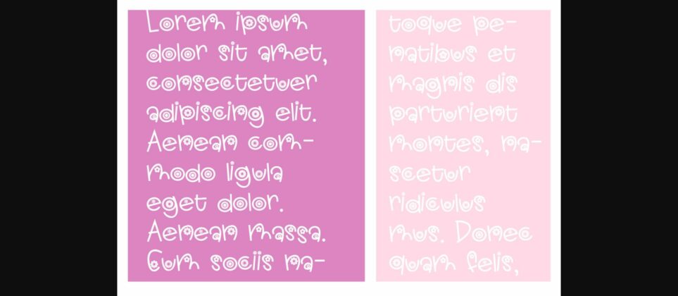 Cutesie Bloom Font Poster 6