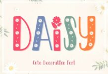 Daisy Font Poster 1