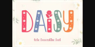 Daisy Font Poster 1