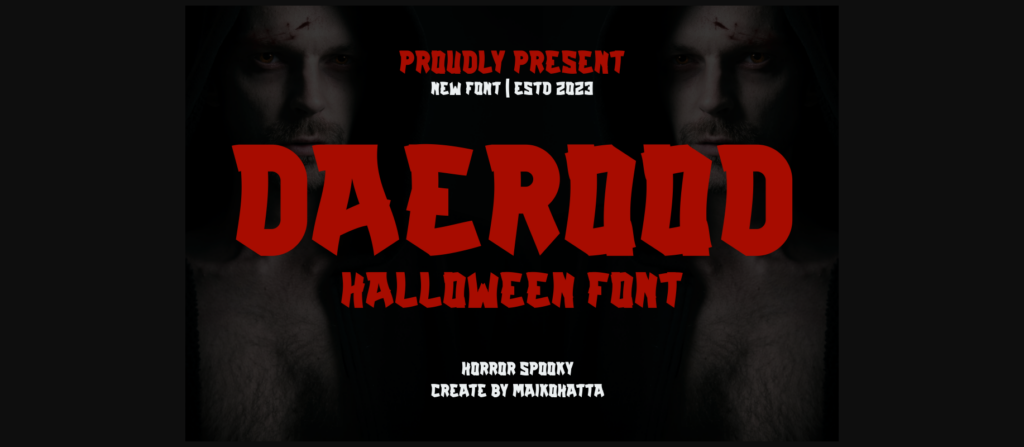 Daerood Font Poster 3