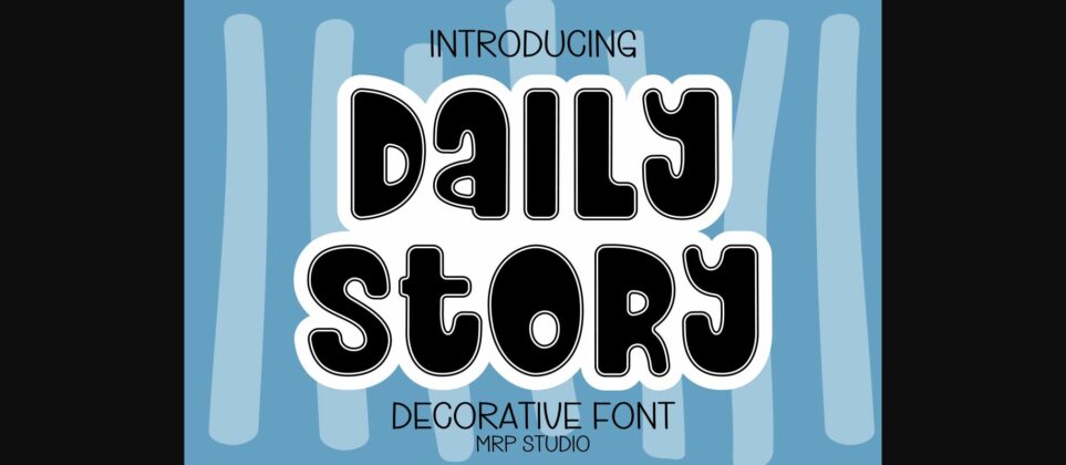 Daily Story Font Poster 3