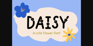 Daisy Font Poster 1