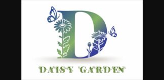 Daisy Garden Font Poster 1