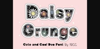 Daisy Grunge Font Poster 1