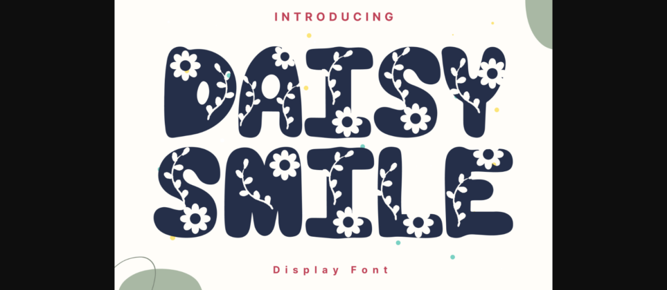 Daisy Smile Font Poster 3