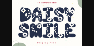 Daisy Smile Font Poster 1