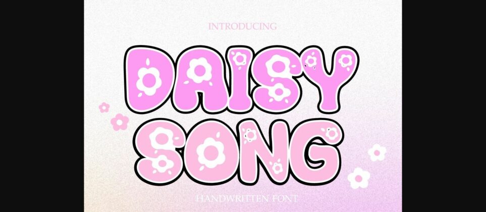 Daisy Song Font Poster 3