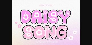 Daisy Song Font Poster 1