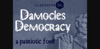 Damocles Democracy Font Poster 1