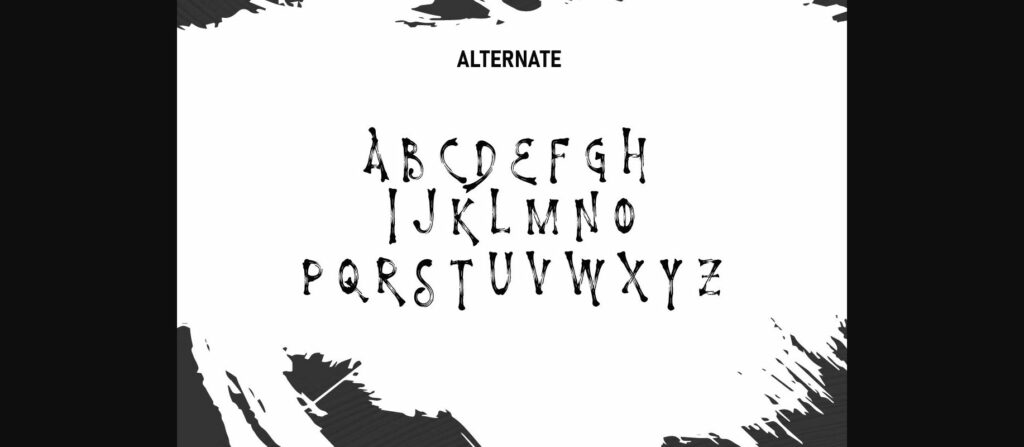 Dark Secret Font Poster 7