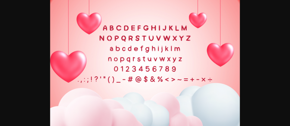 Day of Love Font Poster 4